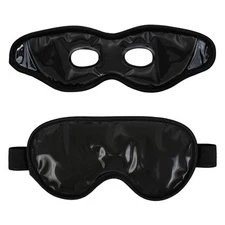 2 PCS Cooling Gel Eye Mask Reusable Cold Mask, Frozen Ice Black 