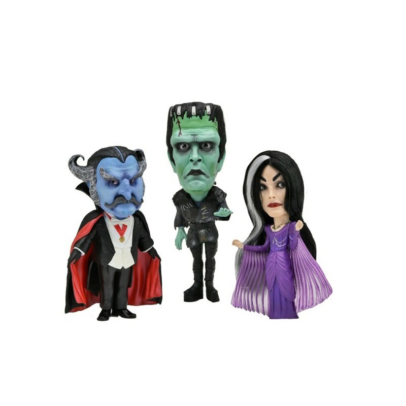 Neca : Munsters (Rob Zombie's 2022 Version) Retro Big Head 3 Pack