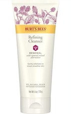 Burt's Bees Renewal Refining Cleanser Bakuchiol  Vitamin E Noncomedogenic 6 oz