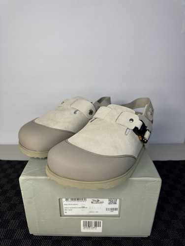 Zueco Dior x Birkenstock Tokio Mule Para Hombre Talla 10 EU 43 Beige Zapatilla Clip - Imagen 2 de 7
