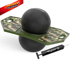 Flybar Pogo Trick Ball for Kids, Bounce Board Boys Regular, Camo