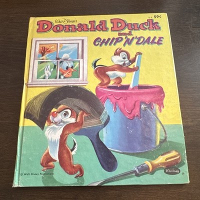 Donald Duck And Chip N Dale, A Tell-A-Tale Book, 1954 (VINTAGE Walt Disney)