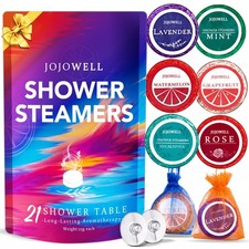 Shower Steamers Aromatherapy - 21Pcs Birthday 21 Count Pack of 1 , Colorful