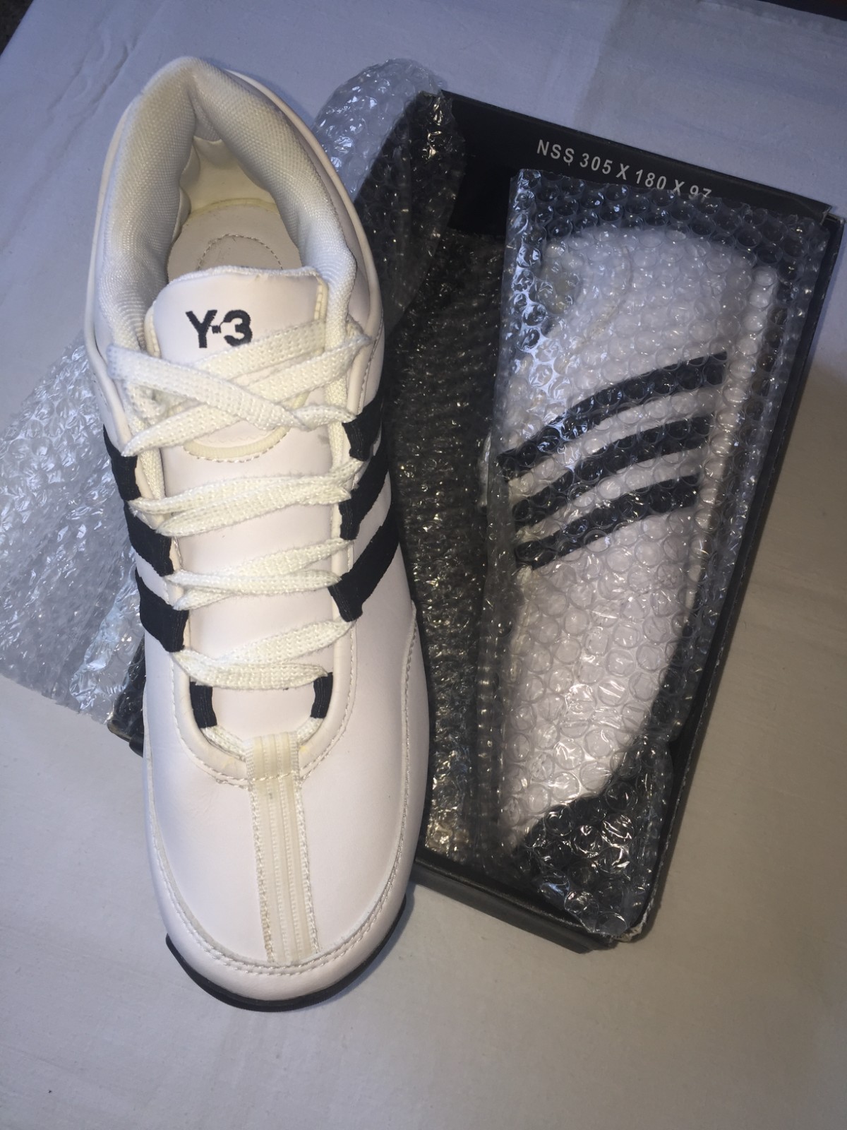 NIB ADIDAS "Y3" YOHJI YAMAMOTO BOXING SNEACKERS. SIZE 9.0 image 5
