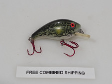 Mann's Baby 4- Minus Squarebill Crankbait Crappie Pattern VG Condition
