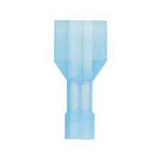 0.250" 16/14 Gauge Nylon Fully Insulated Blue Male Quick Disconnect Connectors
