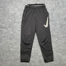 Nike Boys XL Black Dri-FIT Tapered Jogger Pants Zipper Pockets 939543-010