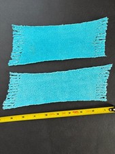 Vintage BARBIE Sunset Malibu Blue Beach Towels ~ TLC ~ See description