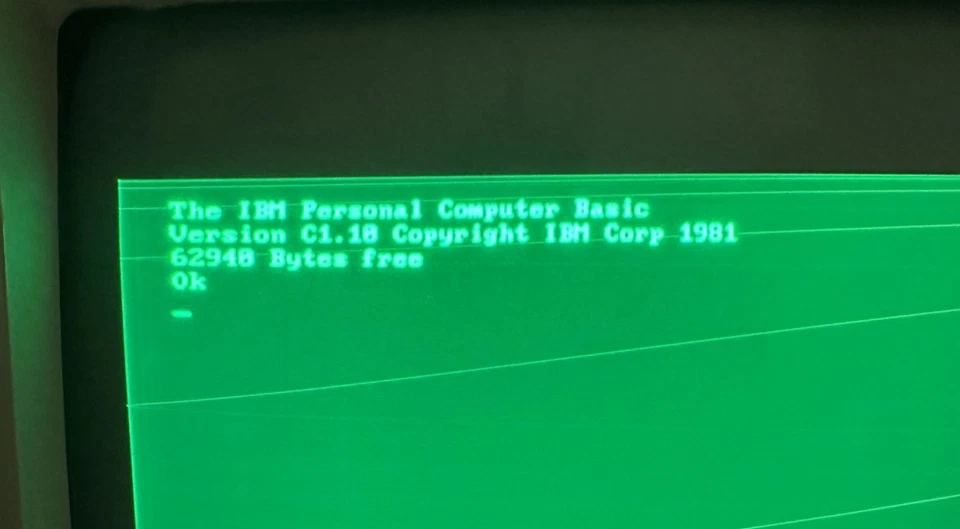 IBM 5151 Monitor, 5150 Computer & Original Tastatur! Funktioniert! Original Set Up 1981 - Bild 2 von 4