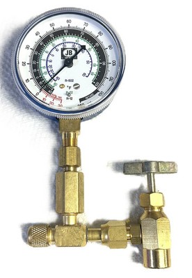 K28, R12, R22 & R502, Check & Charge-Kit Gauge kit 1/4'' MF Hose Connection