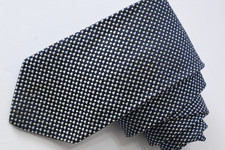 HUGO BOSS BLUE SILK MEN'S Neck Tie W: 3 1/4 " BY L:60 " MADE IN ITALY