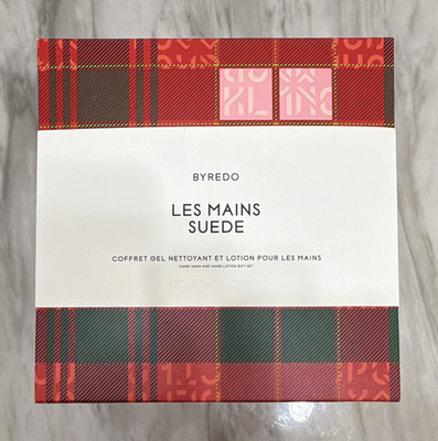 BYREDO Les Mains Suede Hand Wash & Hand Lotion Gift Set 2x15.2 fl oz NEW SEALED