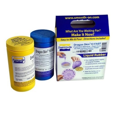 Dragon Skin 10 Fast - Addition Cure Silicone Rubber Compound - Pint Unit