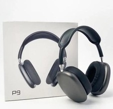 New P9 PRO MAX Headphones Noise Cancelling Bluetooth Earphones Black