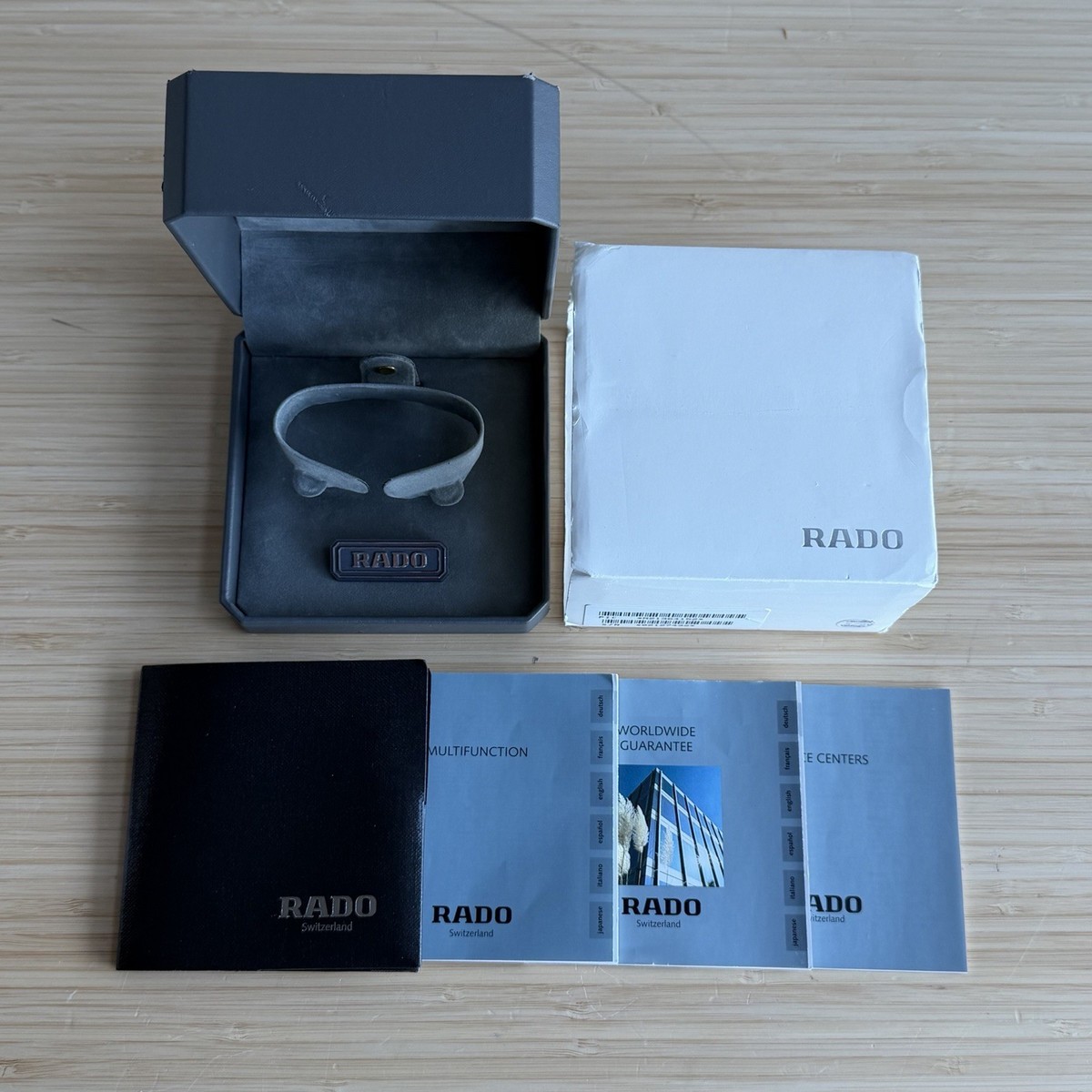 Rado Original Grey Retail Box Packaging Diastar Jubilee Watch Box