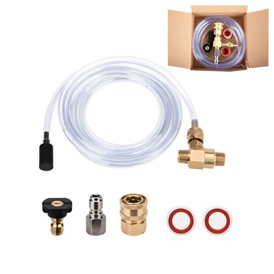 #ad #ad Pressure Washer Injector Set with Adjustable Soap Flow and Quick Connect Hose AU $47.51