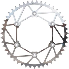 Dirt Tricks Rear Sprocket - Chrome, 47T CR-47CL77