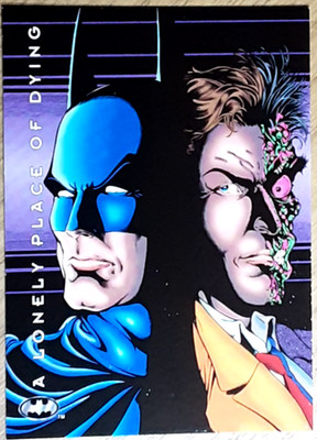 1994 Batman Saga Of The Dark Knight Karte 59 DOUBLE JEOPARDY.