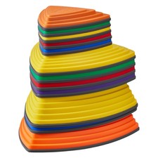 Uimoso Kids Stepping Stones Sensory Obstacle Course,12 PCS for Indoor Outdoor