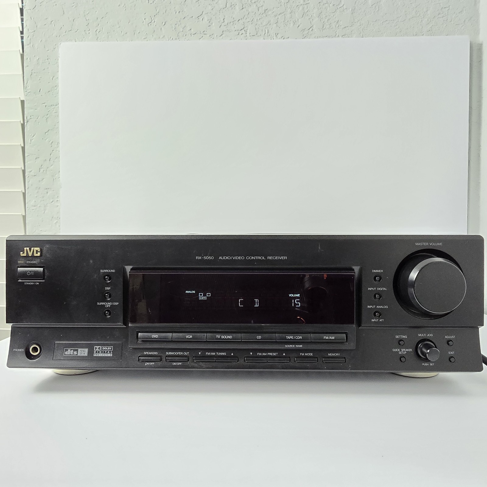 JVCRX-5050BAudioVideoControlReceiverDolbyDigital-TestedandWorking