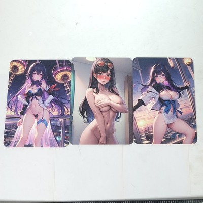 Pela Honkai Anime Waifu Art Oversized Board A6 Lot of 3