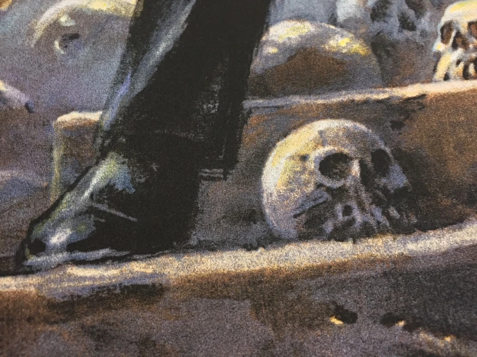 Impresión artística de película serigrafiada Frank Frazetta, From Dusk Till Dawn Foto 2 de 4