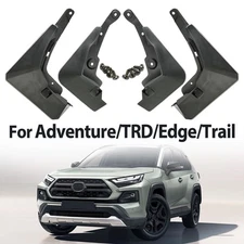 4x Front Rear Mud Flaps Splash Guard For Toyota RAV4 19-25 Adventure EDGE TRAIL