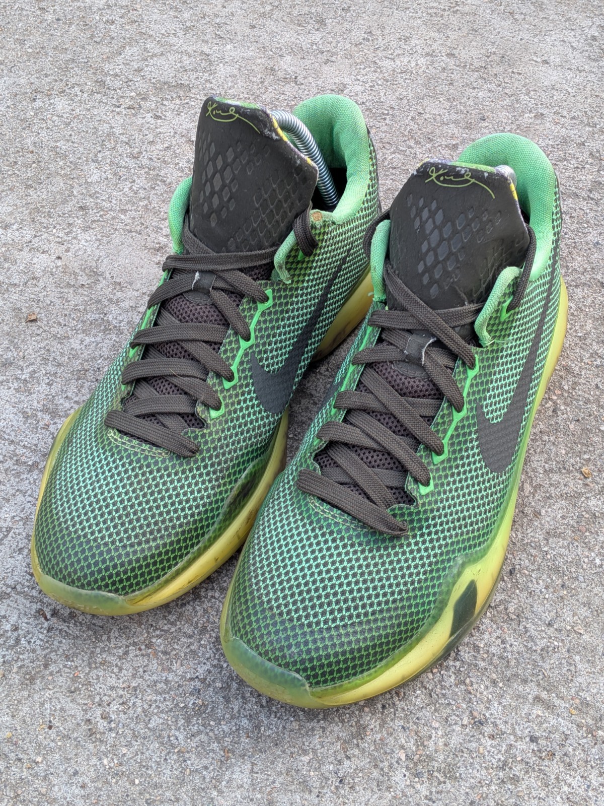 Nike Kobe  10 X Vino Green Shoes 2015 Shoes Youth Size 7Y (705317-333) thumbnail 3