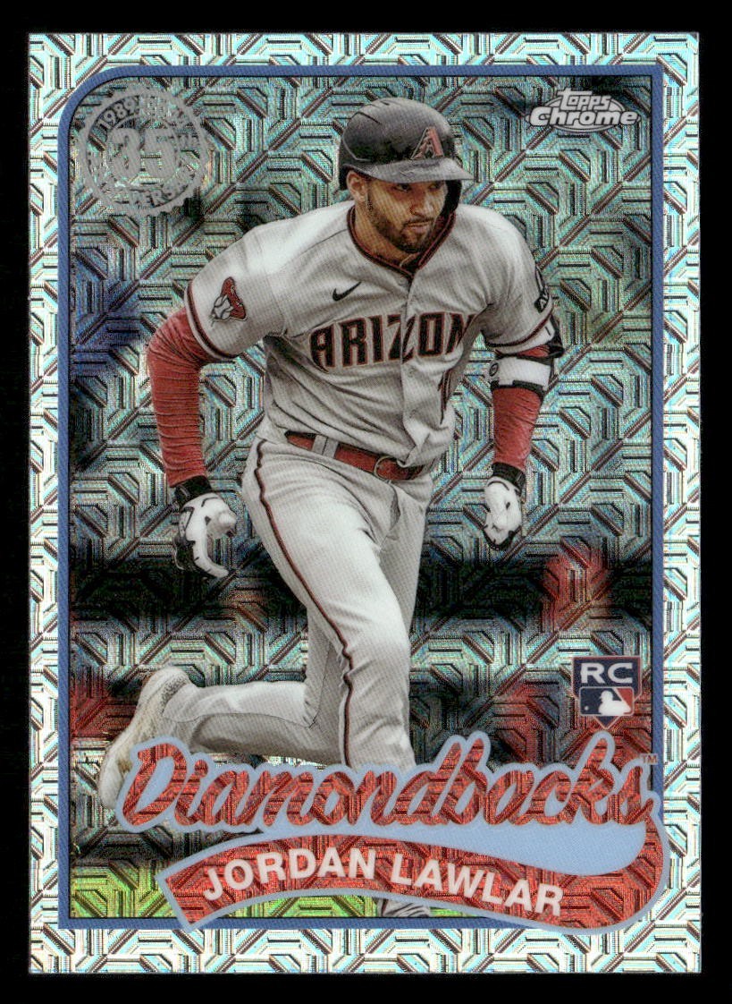 2024 Topps Chrome 1989 Topps Silver Pack Series 2 #2T89C-78 Jordan Lawlar RC