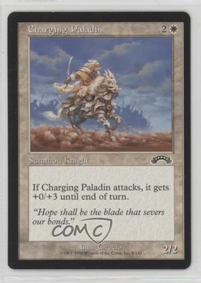 Charging Paladin Magic: Exodus #4 1998