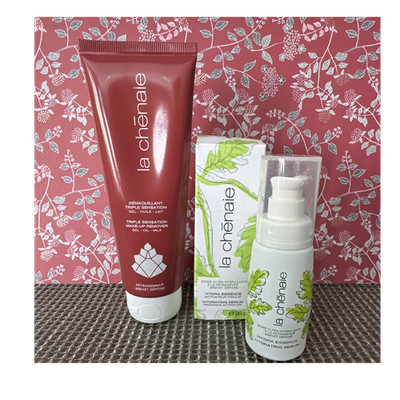 la chênaie PETRAGEMMA Make-up Entferner 100 ml & Hydrating Serum Set, vegan
