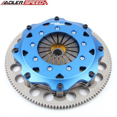 8.5'' Sprung Clutch Twin Disc & Flywheel For ACURA RSX TSX HONDA CIVIC K20 K24
