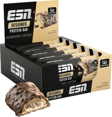 ESN - Designer Bar - Cookie Dough - 12 Riegel a 45 g - MHD 26.01.2026