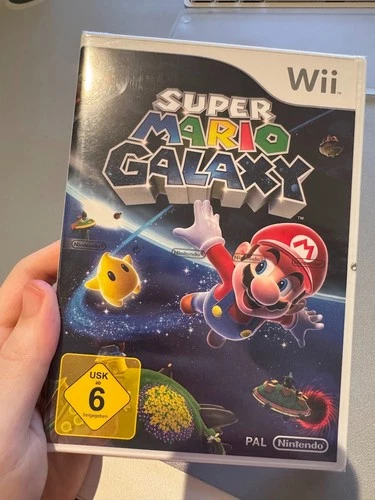 Super Mario Galaxy (Nintendo Wii, 2007) CIB Sealed New & Sealed
