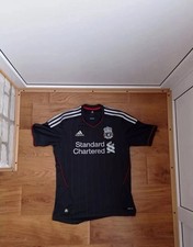 1Liverpool Adidas 2011/2012 Football Away Soccer Jersey shirt Sz S