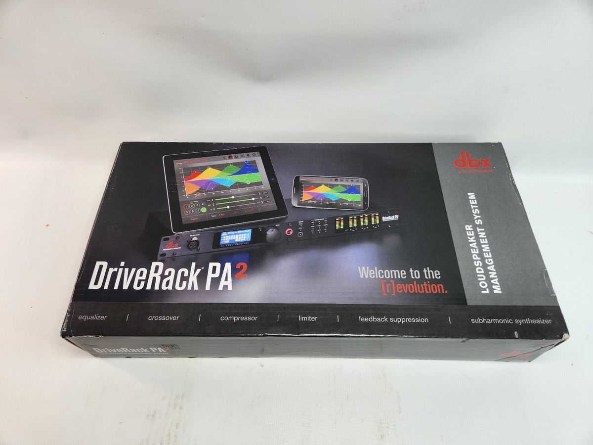 DBX DriveRack PA2 2x6 PA Complete Professional Loudspeaker