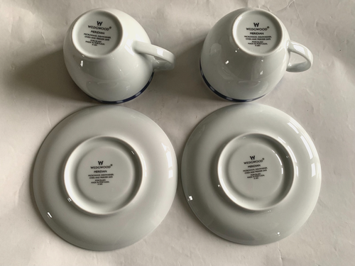 Tasse à thé et soucoupe méridienne Wedgwood x 2 excellent état - Photo 7/7