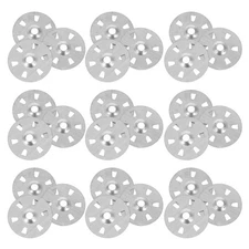 500pcs Insulation Fixing Washer: Metal Six-Hole Disc For Foam Board Plaster