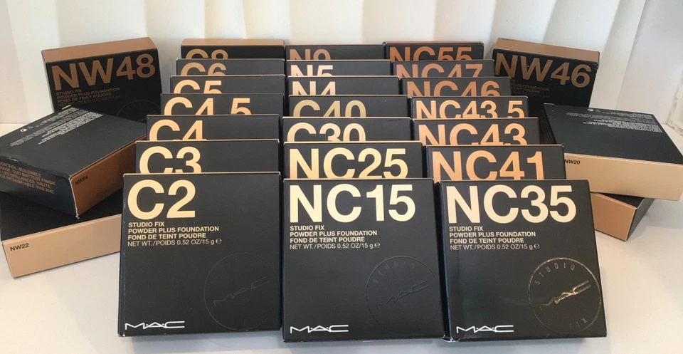 MAC Studio Fix Plus Powder Foundation.💚Originalformel💚~Wählen Sie Ihren Farbton Neu im Karton