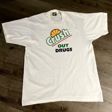 Vintage Crush Out Drugs Single Stitch T Shirt...