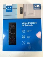 Eufy Security 2K Wired Video Doorbell With Local Storage HDR & Human Detection