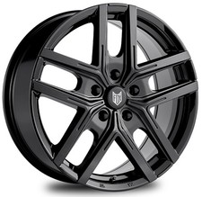 Alloy Wheels 16" Fox WX5 Black Gloss For Honda CR-V [Mk2] 02-06