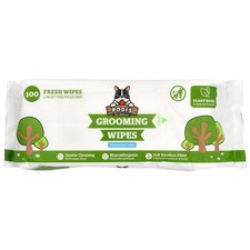 Grooming Wipes, Fragrance Free, 100 Fresh Wipes