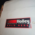 VINTAGE 10" HOLLEY PERFORMANCE PRODUCTS SOLD HERE RACING AUTOMOTIVE CAR SPEED — photo 2
