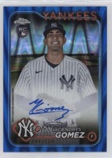 2024 Topps Chrome Update Blue RayWave Refractor 44/150 Yoendrys Gomez Auto 0c3h