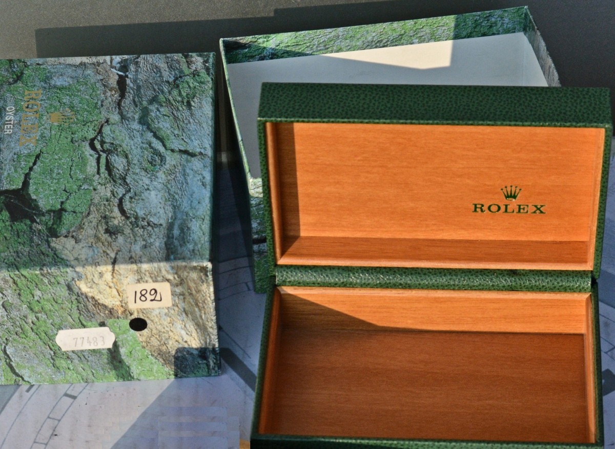 Scatola Cofanetto Box Porta Orologio Rolex Nuova con