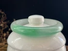 Certified Natural Ice Burmese Green Jade jadeite bracelet bangle 58MM7652