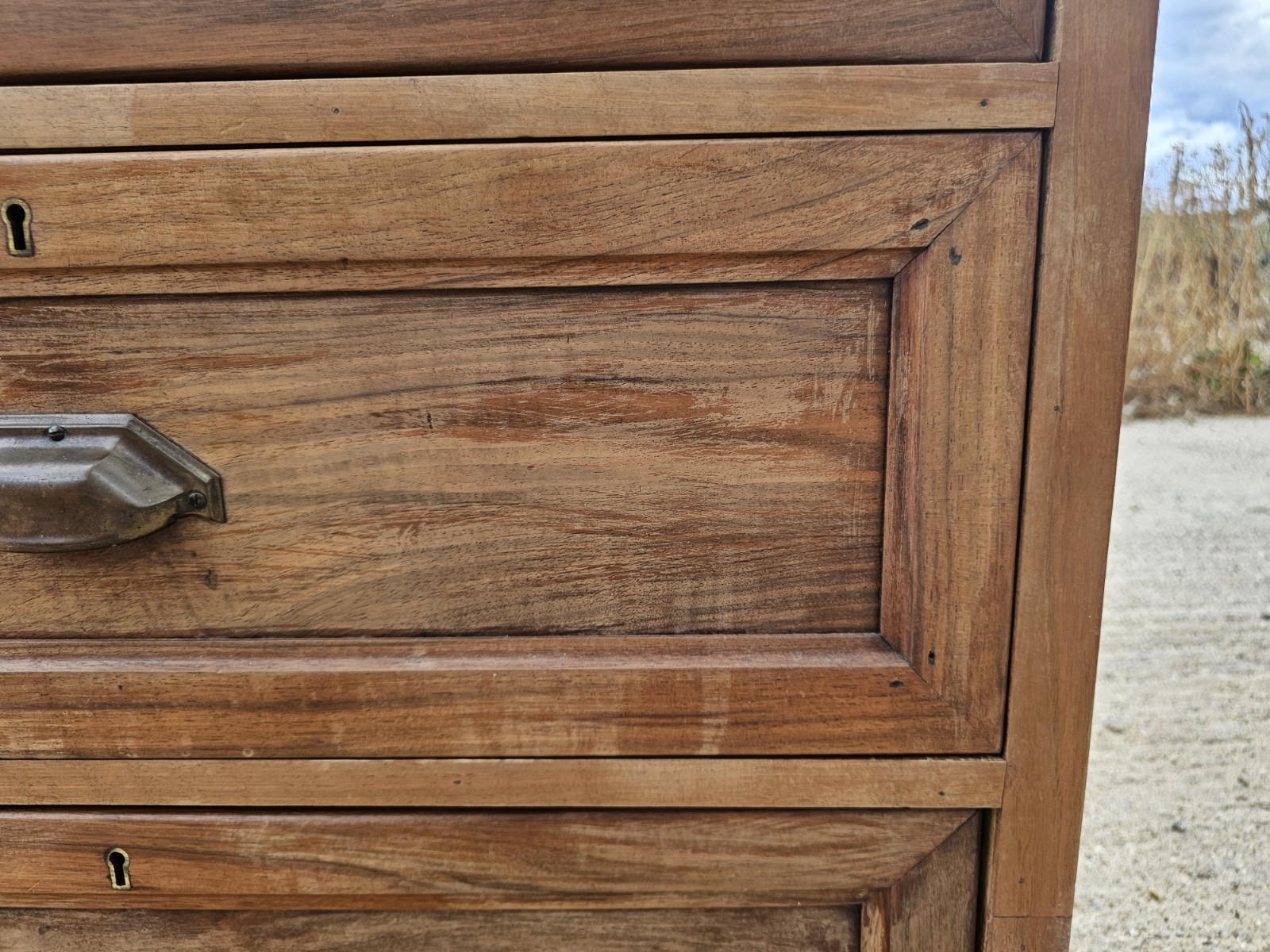 Large Vintage Wooden Tallboy Chest Of Drawers 6 Drawers Victorian Style — image 13