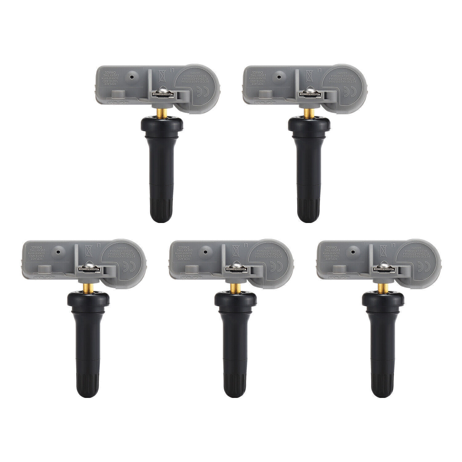 5pcs TPMS Tire Pressure Sensors for Jeep Wrangler Grand Cherokee Challenger