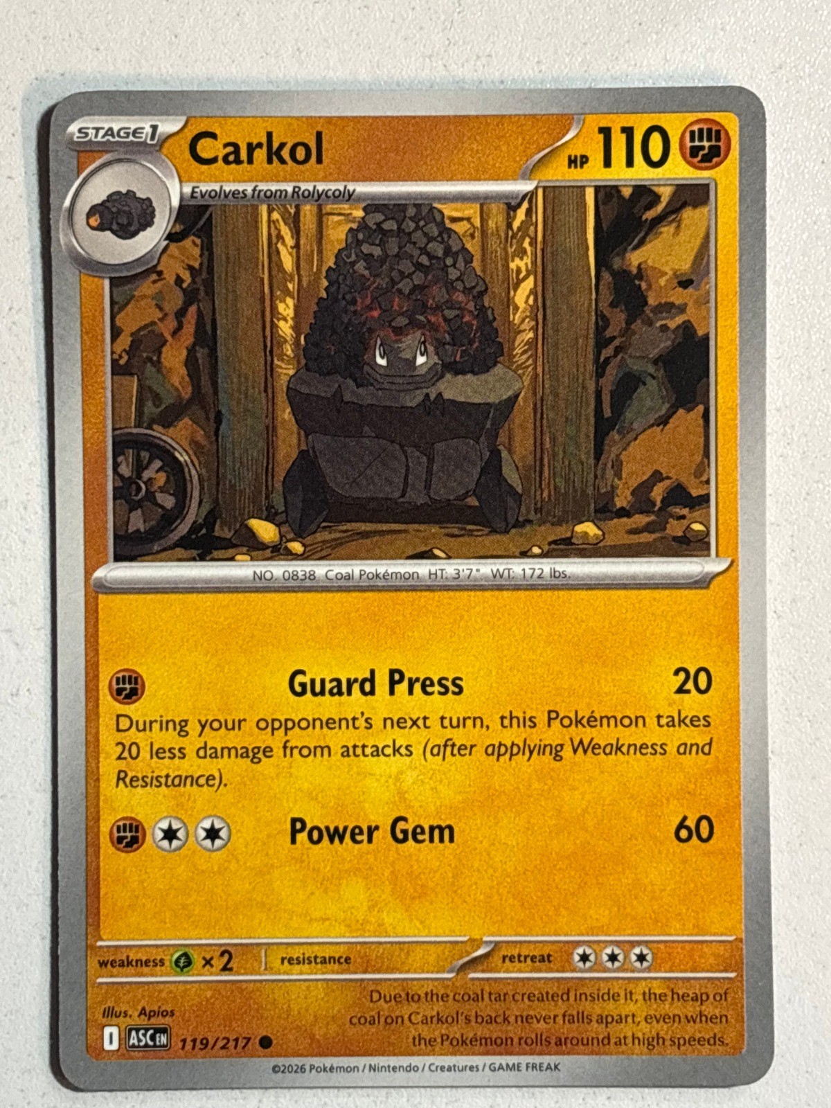 Carkol Common ME: Ascended Heroes 119/217 NM
